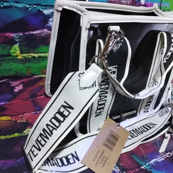 Steve Madden Black BWEBBER TIKTOK Popular Crossbody Bag w/ Air Pod Case $78 - Picture 11 of 16